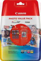 Canon CLI-526 multipack zwart en kleur Front box