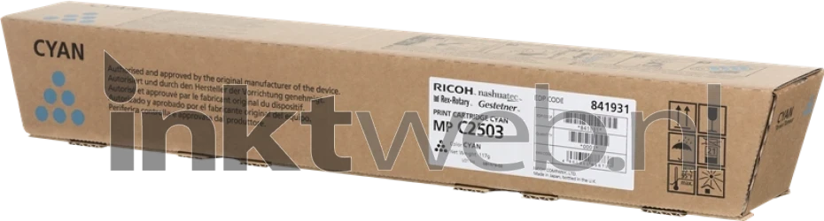 Ricoh 841931 cyaan Front box