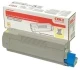 Oki C612 Toner geel (Origineel)