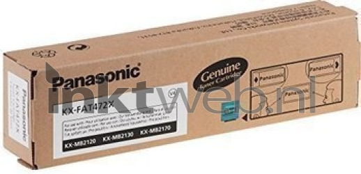 Panasonic KXFAT472X zwart Front box