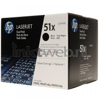 HP 51X (Oude verpakking transportschade) zwart