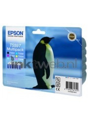 Epson T5597 Multipack zwart en kleur