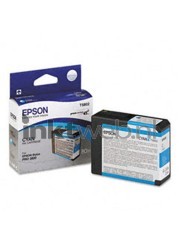 Epson T5802 cyaan Combined box and product