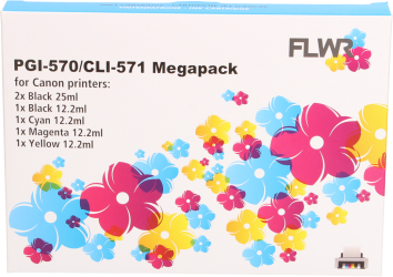 FLWR Canon PGI-570 / CLI-571 Megapack