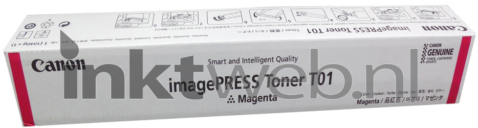 Canon T01 magenta Front box