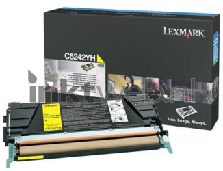 Lexmark C524 geel Combined box and product