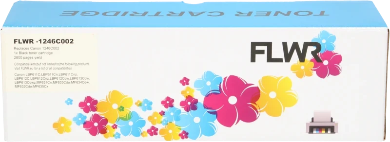 FLWR Canon 045 HBK zwart (Compatible XXL)