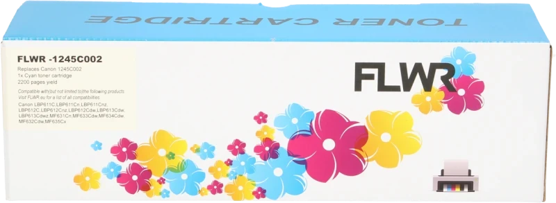 FLWR Canon 045 HC cyaan (Compatible XXL)