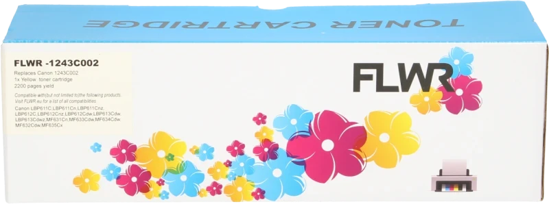 FLWR Canon 045 HY geel (Compatible XXL)