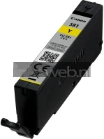 Canon CLI-581 (Sticker resten) geel