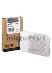 Epson T6057 licht zwart Combined box and product