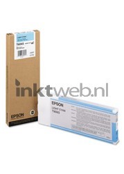 Epson T6065 licht cyaan Combined box and product