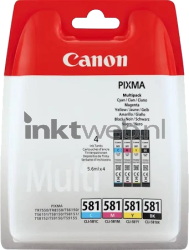 Canon CLI-581 4-pack zwart en kleur Front box