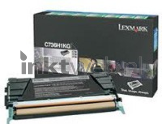 Lexmark C524 cyaan Combined box and product