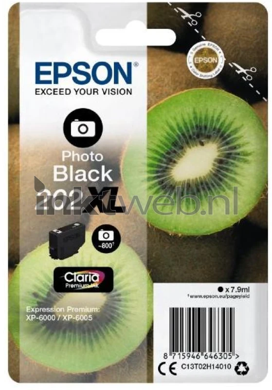 Epson 202XL foto zwart