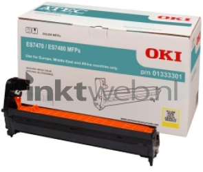Oki 7470 / 7480 geel Combined box and product