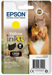 Epson 378XL geel Front box