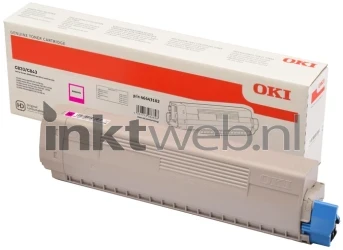 Oki 46443118 magenta Combined box and product