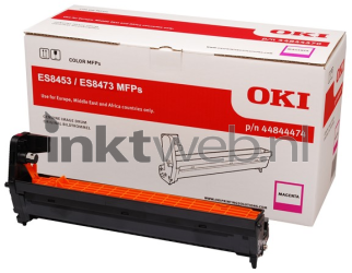 Oki 44844474 magenta Combined box and product