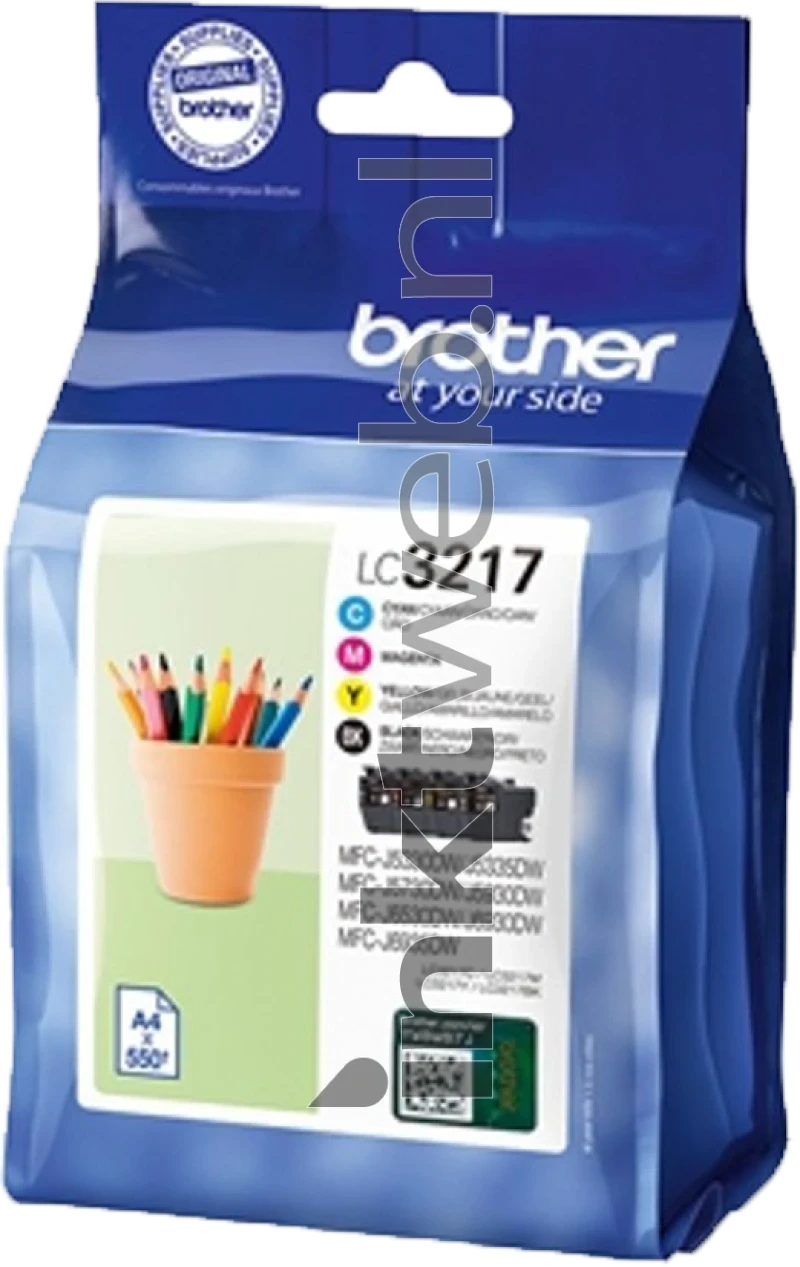 Brother LC-421XLC inktcartridge cyaan hoge capaciteit (origineel