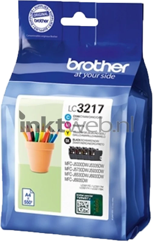 Brother LC-3217 Multipack zwart en kleur