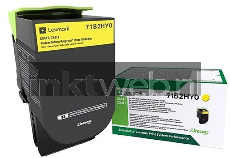 Lexmark 71B2HY0 geel