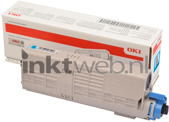 Oki 46490623 cyaan Combined box and product