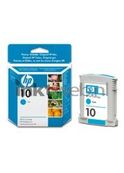 HP 10 cyaan Combined box and product