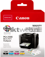 Canon PGI-2500 Multipack (Opruiming 4 x 1-pack los) zwart en kleur