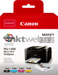 Canon PGI-1500 Multipack zwart en kleur Front box
