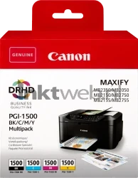 Canon PGI-1500 Multipack zwart en kleur Front box