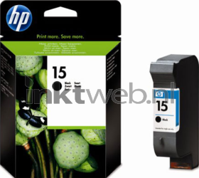HP 15 zwart Combined box and product