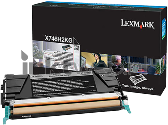 Lexmark X746H2KG zwart Combined box and product
