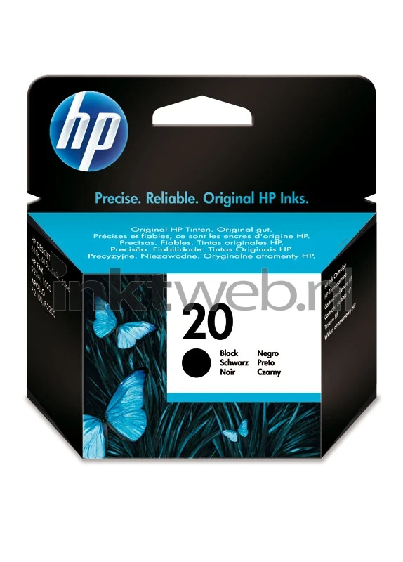 HP 20 zwart (Origineel)