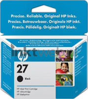 HP 27 (Opruiming MHD blisterverpakking jun-18) zwart