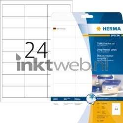 Herma Diepvriesetiketten wit 66x33,8 A4 Combined box and product