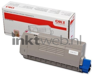 Oki C711 Toner wit Combined box and product