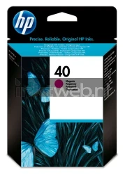 HP 40 magenta Front box