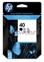 HP 40 zwart Front box