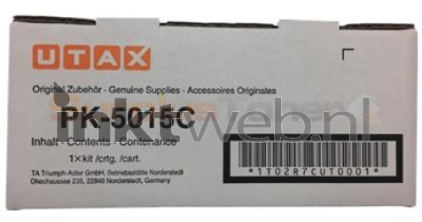 Utax 1T02R7AUT0 (PK-5015Y) geel Front box