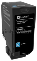 Lexmark 74C20C0 cyaan Product only
