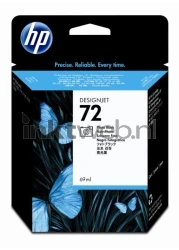 HP 72 foto zwart Front box