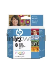 HP 72 foto zwart Front box