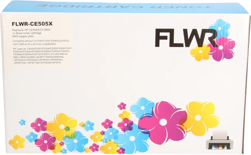 FLWR HP 80X zwart (Compatible XXL)