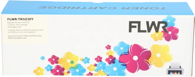 FLWR Kyocera Mita TK-5230 geel Front box