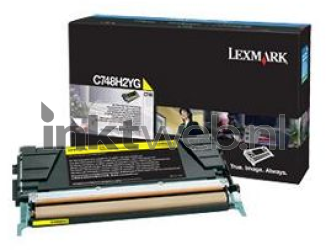 Lexmark 748 geel Combined box and product