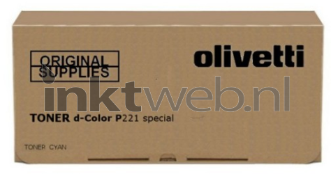 Olivetti P221 cyaan Front box