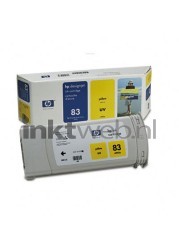 HP 83 geel Combined box and product