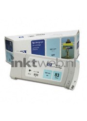 HP 83 licht cyaan Combined box and product