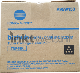 Konica Minolta TNP-49BK zwart Front box